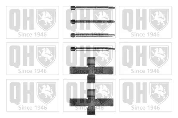 комплект принадлежности, дискови накладки QUINTON HAZELL      