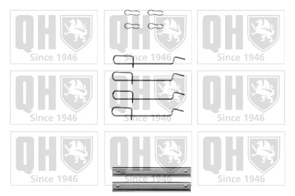 комплект принадлежности, дискови накладки QUINTON HAZELL      