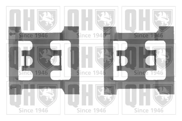 комплект принадлежности, дискови накладки QUINTON HAZELL      