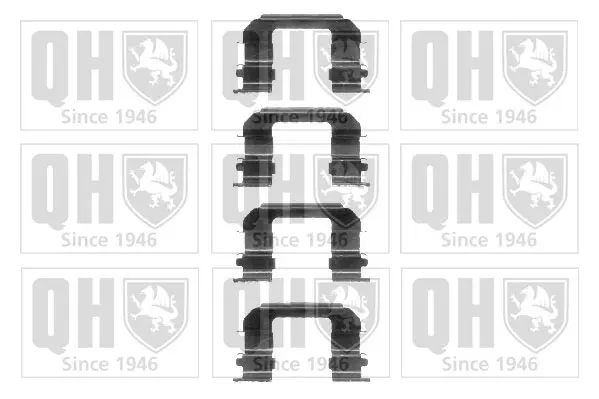 комплект принадлежности, дискови накладки QUINTON HAZELL      