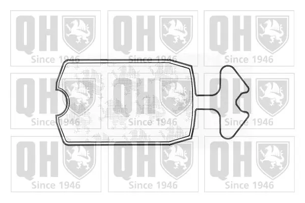 комплект спирачно феродо, дискови спирачки QUINTON HAZELL      