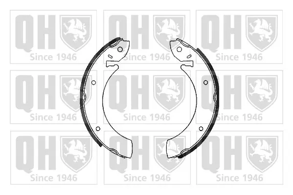 комплект спирачна челюст QUINTON HAZELL      