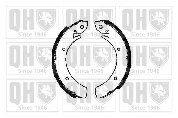 комплект спирачна челюст QUINTON HAZELL      