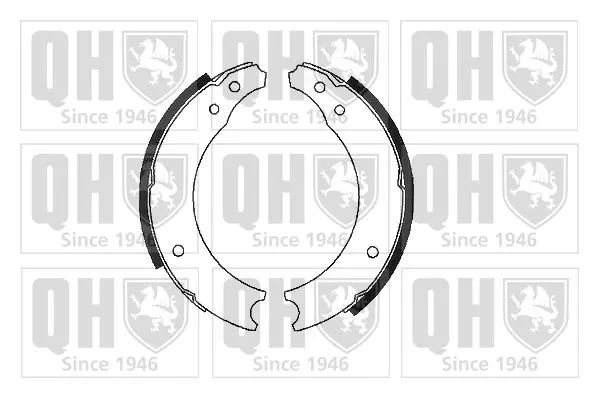 комплект спирачна челюст QUINTON HAZELL      