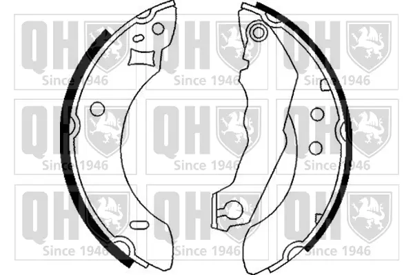 комплект спирачна челюст QUINTON HAZELL      