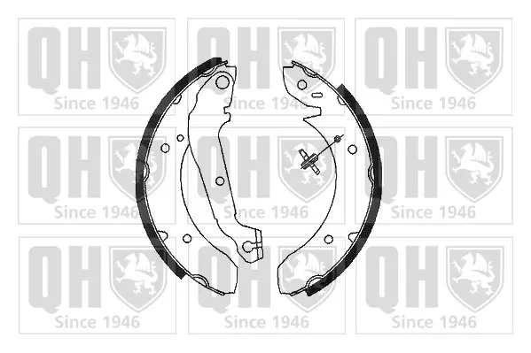 комплект спирачна челюст QUINTON HAZELL      