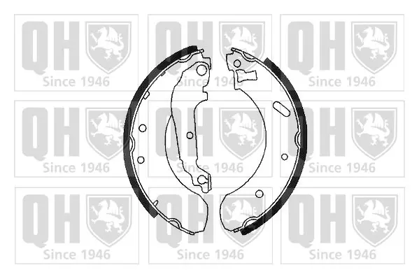 комплект спирачна челюст QUINTON HAZELL      