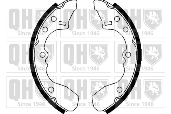 комплект спирачна челюст QUINTON HAZELL      