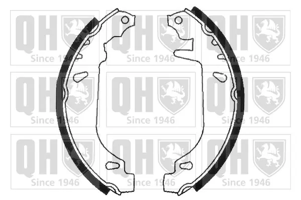 комплект спирачна челюст QUINTON HAZELL      