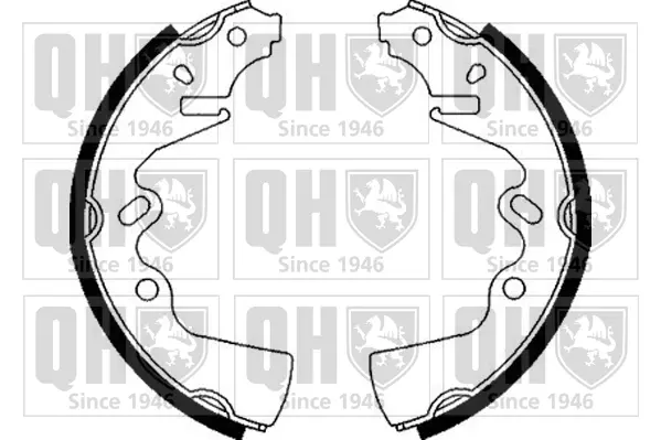 комплект спирачна челюст QUINTON HAZELL      