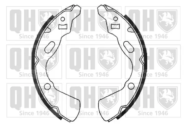 комплект спирачна челюст QUINTON HAZELL      
