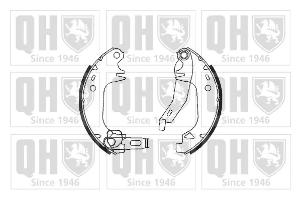 комплект спирачна челюст QUINTON HAZELL      