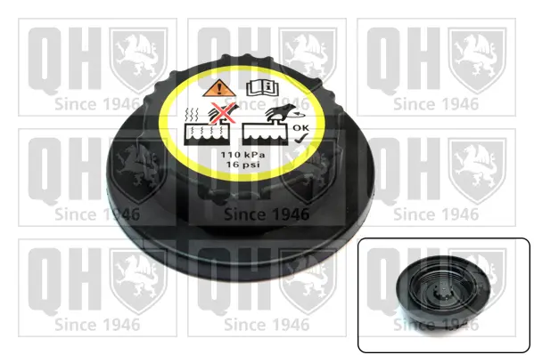 капачка, резервоар за охладителна течност QUINTON HAZELL      