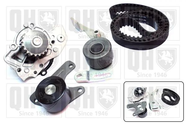 водна помпа- к-кт ангренажен ремък QUINTON HAZELL      