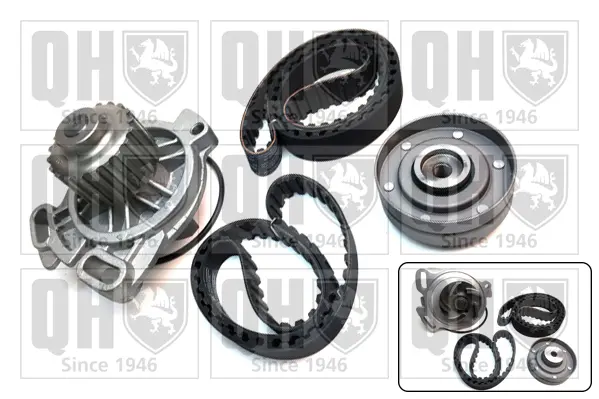 водна помпа- к-кт ангренажен ремък QUINTON HAZELL      