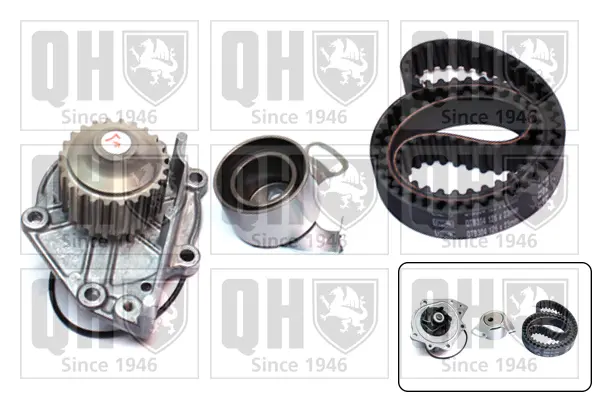 водна помпа- к-кт ангренажен ремък QUINTON HAZELL      