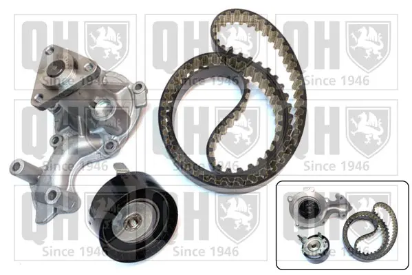 водна помпа- к-кт ангренажен ремък QUINTON HAZELL      