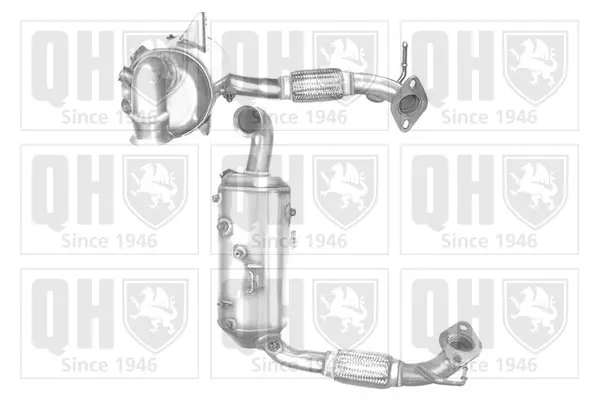 филтър за сажди-твърди частици, изпускателна система QUINTON HAZELL      