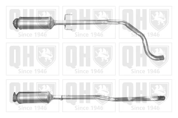 филтър за сажди-твърди частици, изпускателна система QUINTON HAZELL      