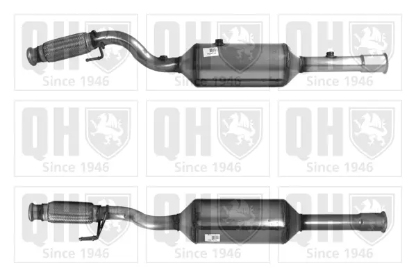 филтър за сажди-твърди частици, изпускателна система QUINTON HAZELL      