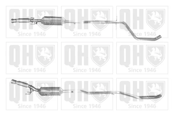 филтър за сажди-твърди частици, изпускателна система QUINTON HAZELL      