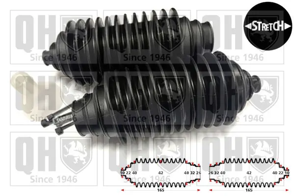 комплект маншон, кормилно управление QUINTON HAZELL      