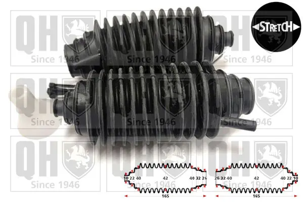 комплект маншон, кормилно управление QUINTON HAZELL      