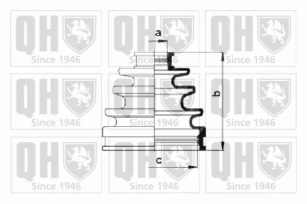 комплект маншон, полуоска QUINTON HAZELL      