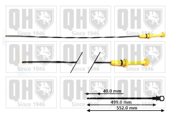 пръчка за измерване нивото на маслото QUINTON HAZELL      