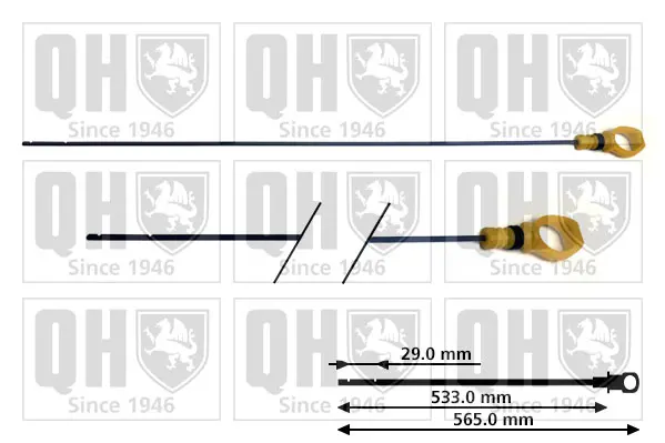 пръчка за измерване нивото на маслото QUINTON HAZELL      