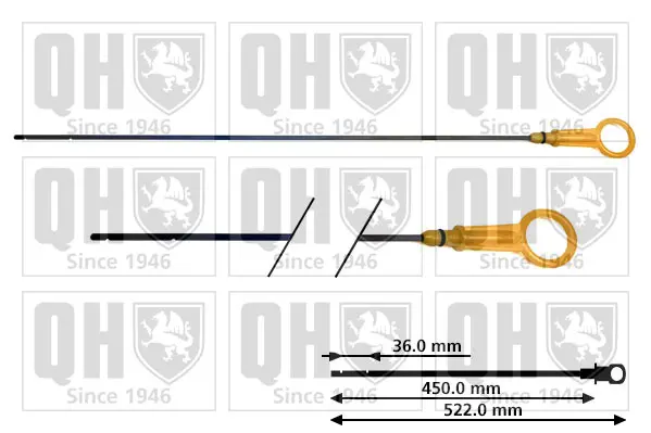 пръчка за измерване нивото на маслото QUINTON HAZELL      