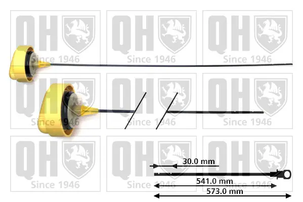 пръчка за измерване нивото на маслото QUINTON HAZELL      