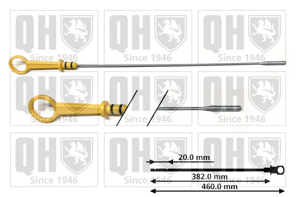 пръчка за измерване нивото на маслото QUINTON HAZELL      