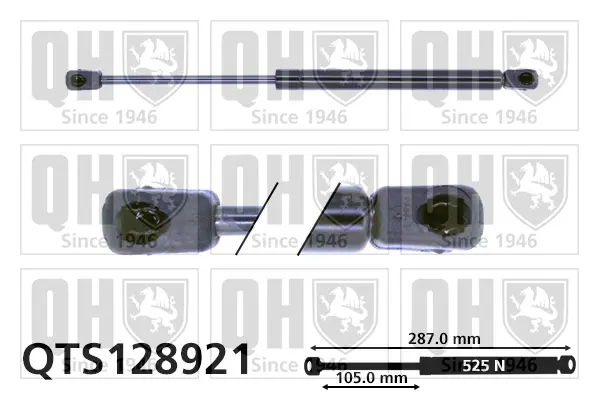 газов амортисьор, багажно-товарно пространство QUINTON HAZELL      