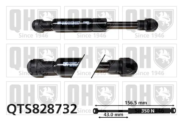 газов амортисьор, багажно-товарно пространство QUINTON HAZELL      