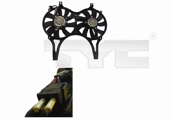 вентилатор, охлаждане на двигателя TYC                 