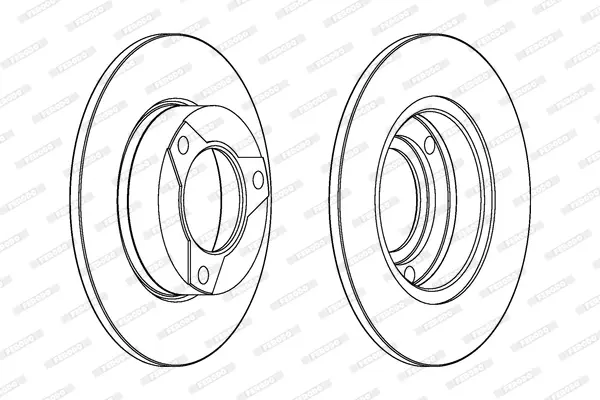 спирачен диск FERODO              