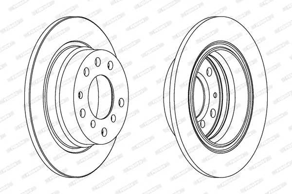 спирачен диск FERODO              