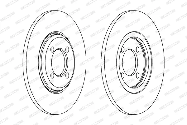 спирачен диск FERODO              