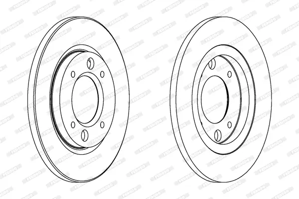 спирачен диск FERODO              
