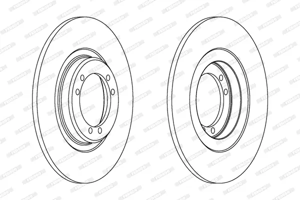 спирачен диск FERODO              