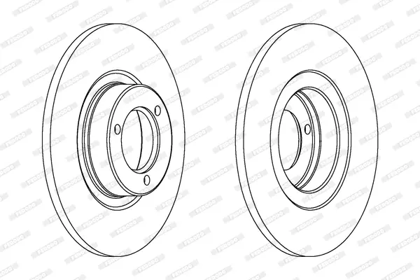 спирачен диск FERODO              