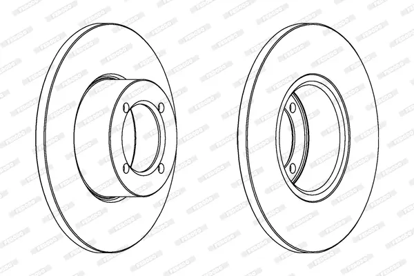 спирачен диск FERODO              