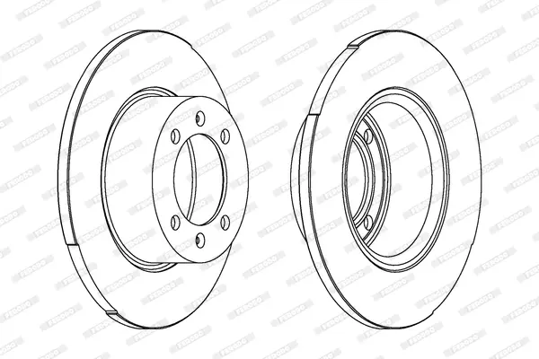 спирачен диск FERODO              