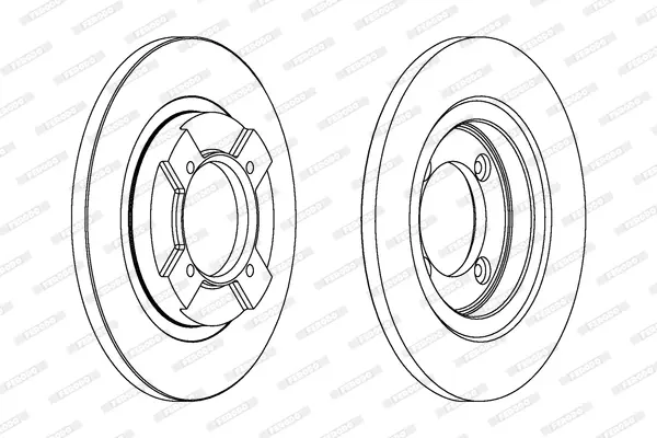 спирачен диск FERODO              