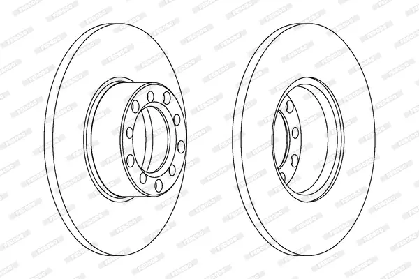 спирачен диск FERODO              