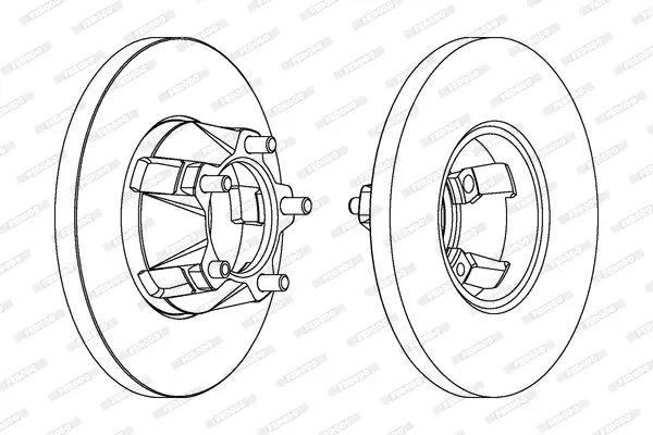 спирачен диск FERODO              
