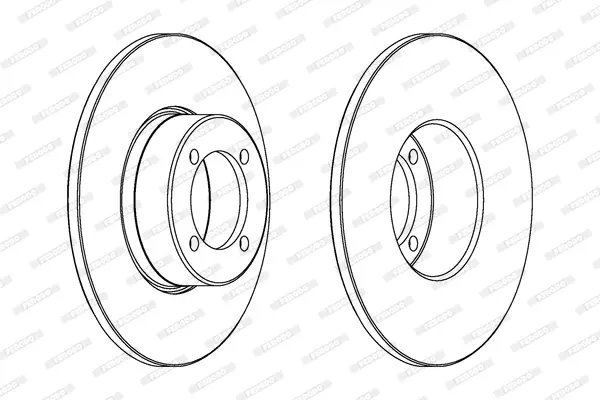 спирачен диск FERODO              