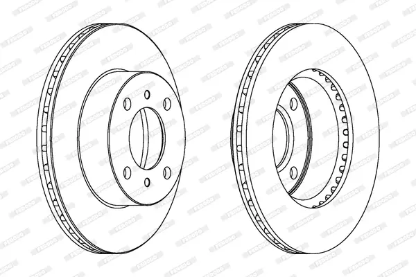 спирачен диск FERODO              