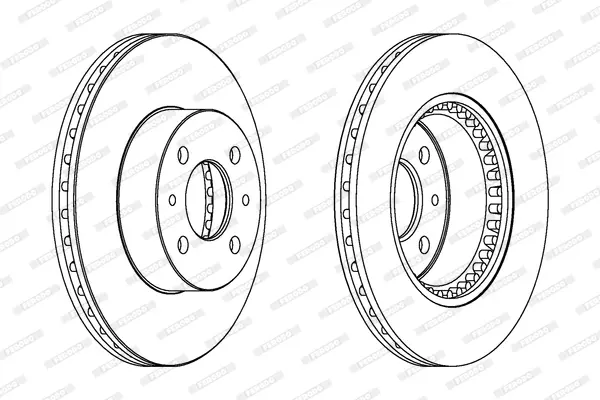 спирачен диск FERODO              